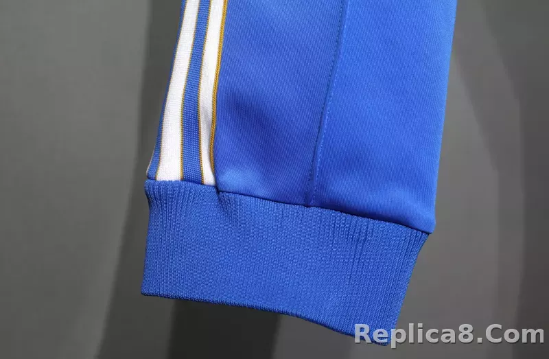 2025-26 Real Madrid Terrace Icons Track Training Jacket Set Blue - detail