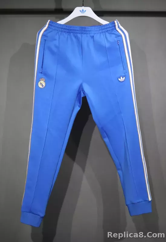 2025-26 Real Madrid Terrace Icons Track Training Jacket Set Blue - detail