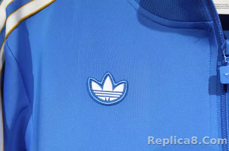 2025-26 Real Madrid Terrace Icons Track Training Jacket Set Blue - detail