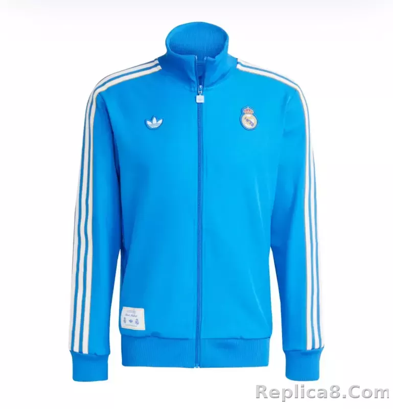 2025-26 Real Madrid Terrace Icons Track Training Jacket Set Blue - detail