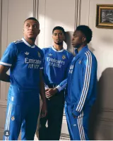 2025-26 Real Madrid Terrace Icons Track Training Jacket Set Blue - view 15