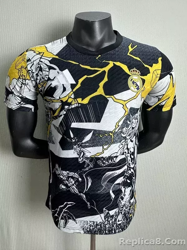 25-26 Real Madrid Marvel Soccer Jersey Special Edition