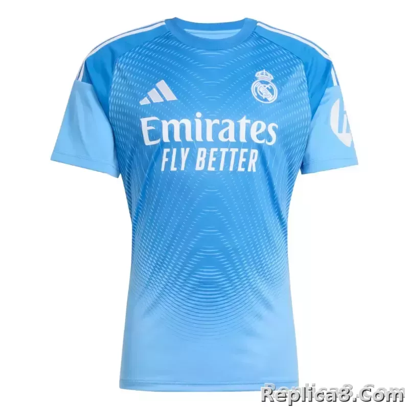 25-26 Real Madrid Goalkeeper Soccer Jersey Blue
