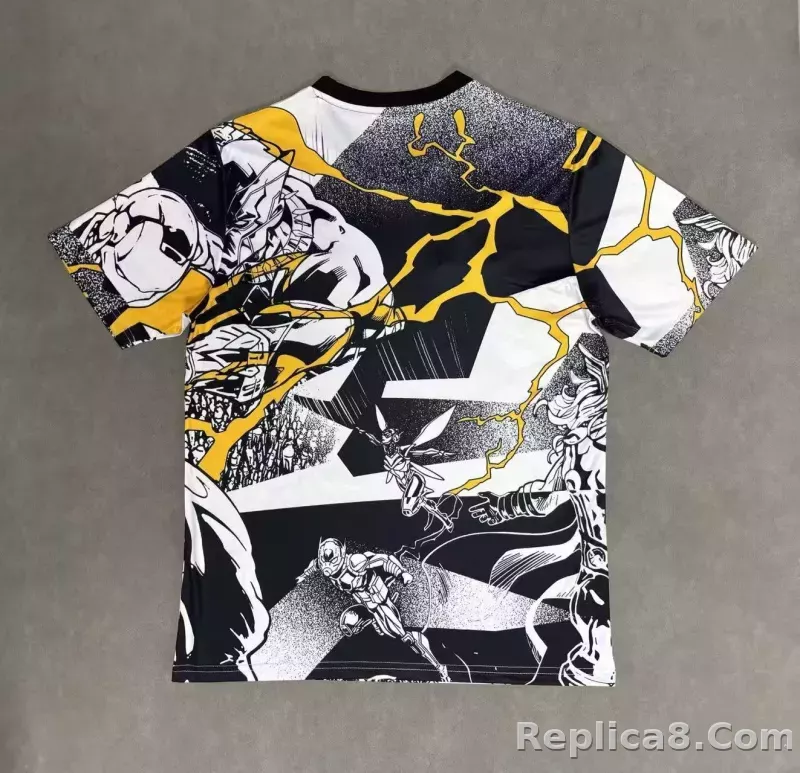 25-26 Real Madrid Avengers Soccer Jersey Pre-match - detail