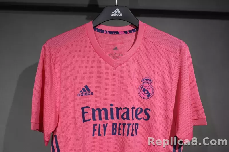 20-21 Real Madrid Away Retro Jersey Player Edition - detail