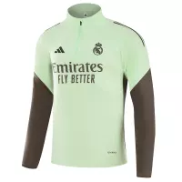25-26 Real Madrid 1/4 Zipper Sweat Kit(Top+Pants) Green - view 4