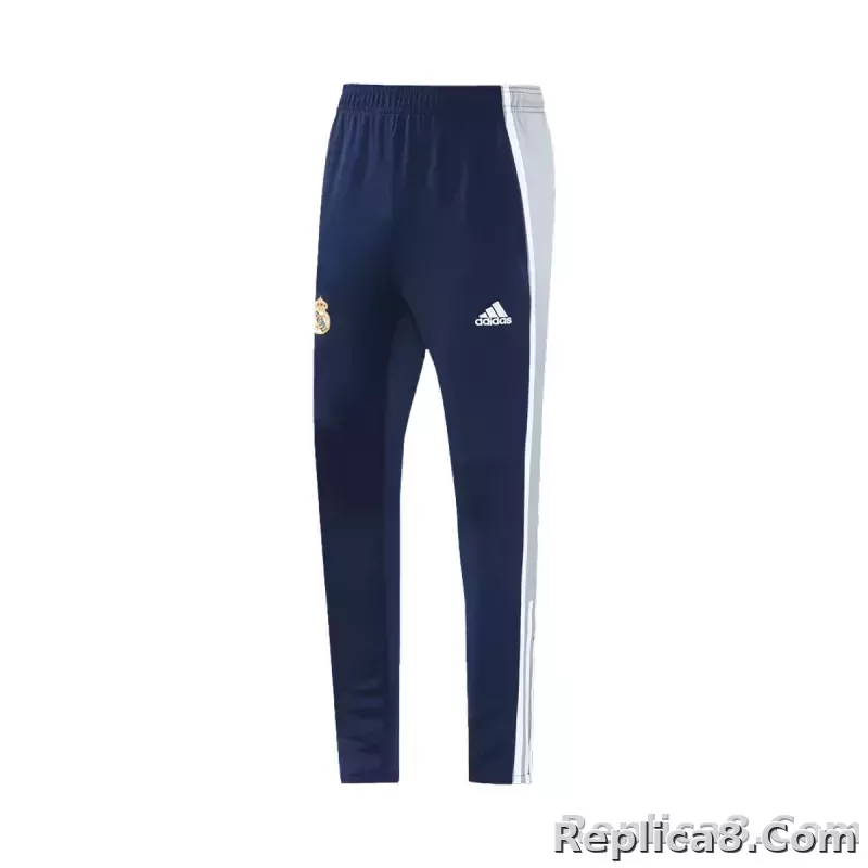 2025-26 Real Madrid Training Tracksuit Kit(Jacket+Pants) 06 Navy - detail