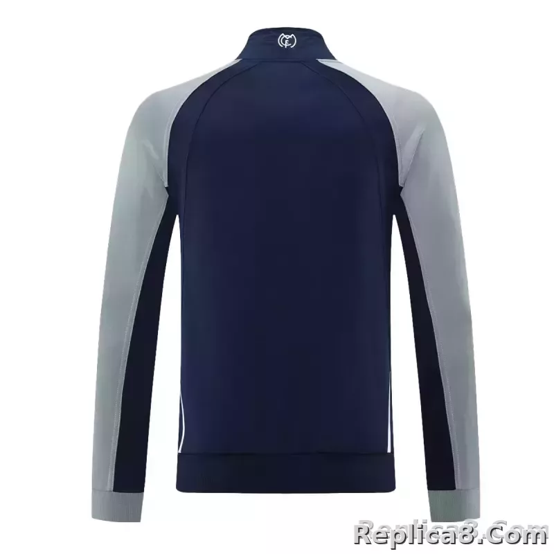 2025-26 Real Madrid Training Tracksuit Kit(Jacket+Pants) 06 Navy - detail