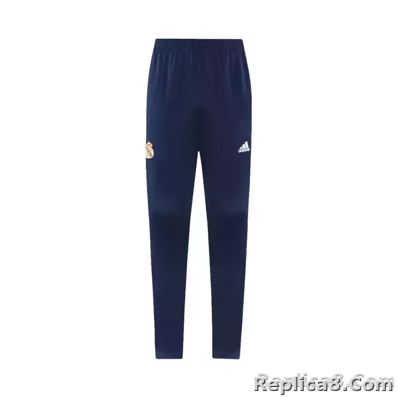 2025-26 Real Madrid Training Tracksuit Kit(Jacket+Pants) 06 Navy - detail