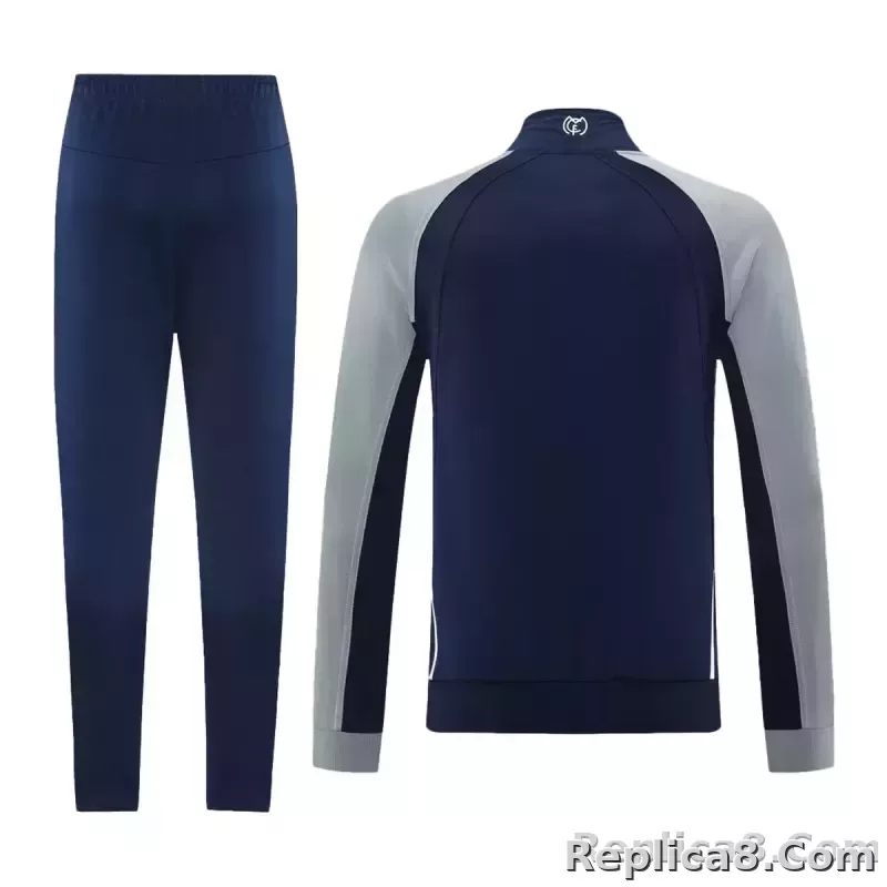 2025-26 Real Madrid Training Tracksuit Kit(Jacket+Pants) 06 Navy - detail