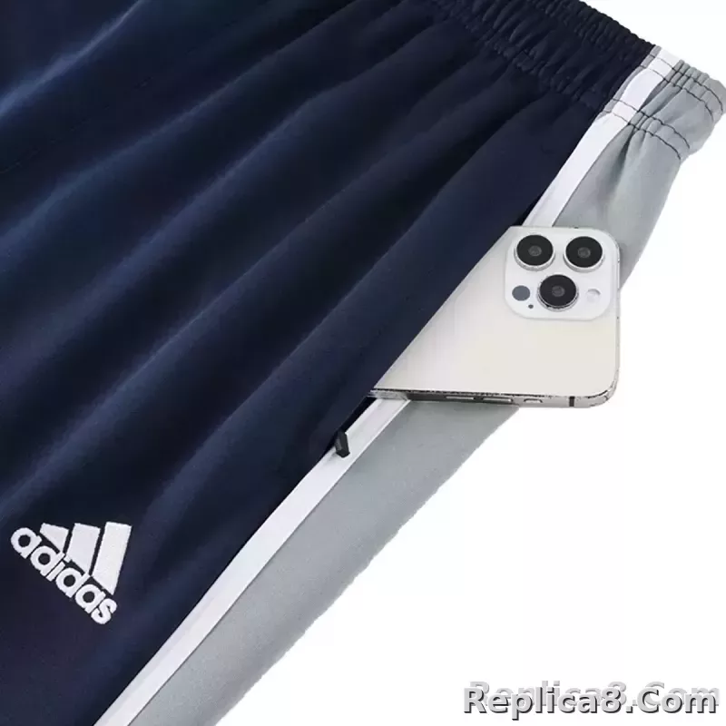 2025-26 Real Madrid Training Tracksuit Kit(Jacket+Pants) 06 Navy - detail