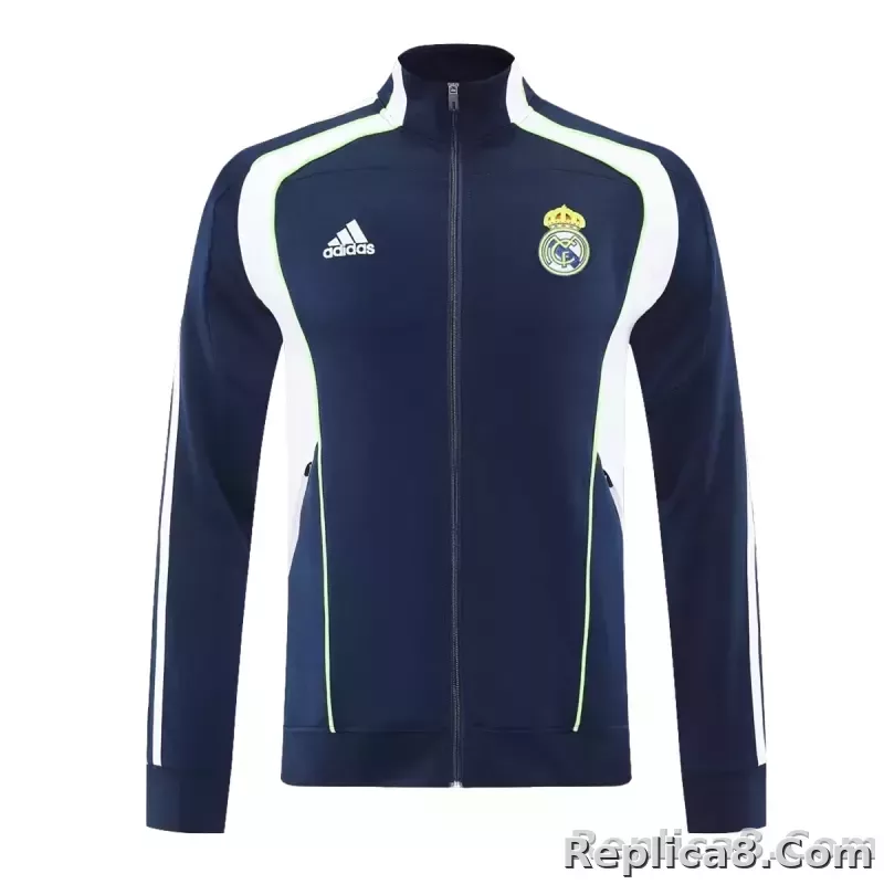 2025-26 Real Madrid Training Tracksuit Kit(Jacket+Pants) 03 Navy - detail