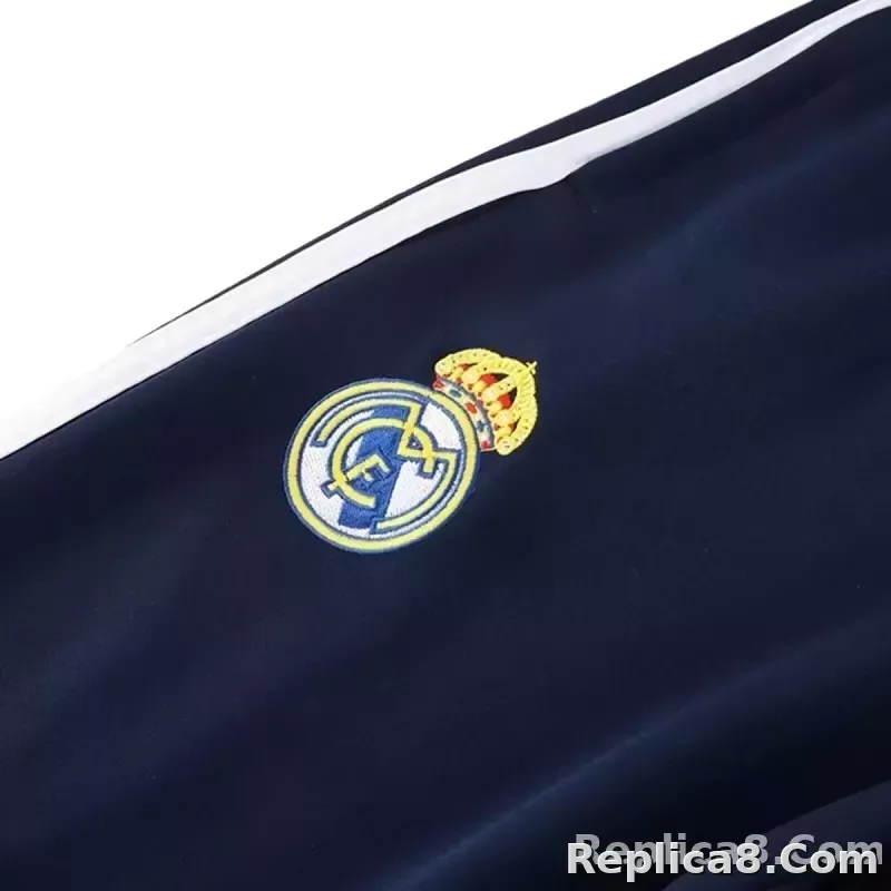 2025-26 Real Madrid Training Tracksuit Kit(Jacket+Pants) 03 Navy - detail
