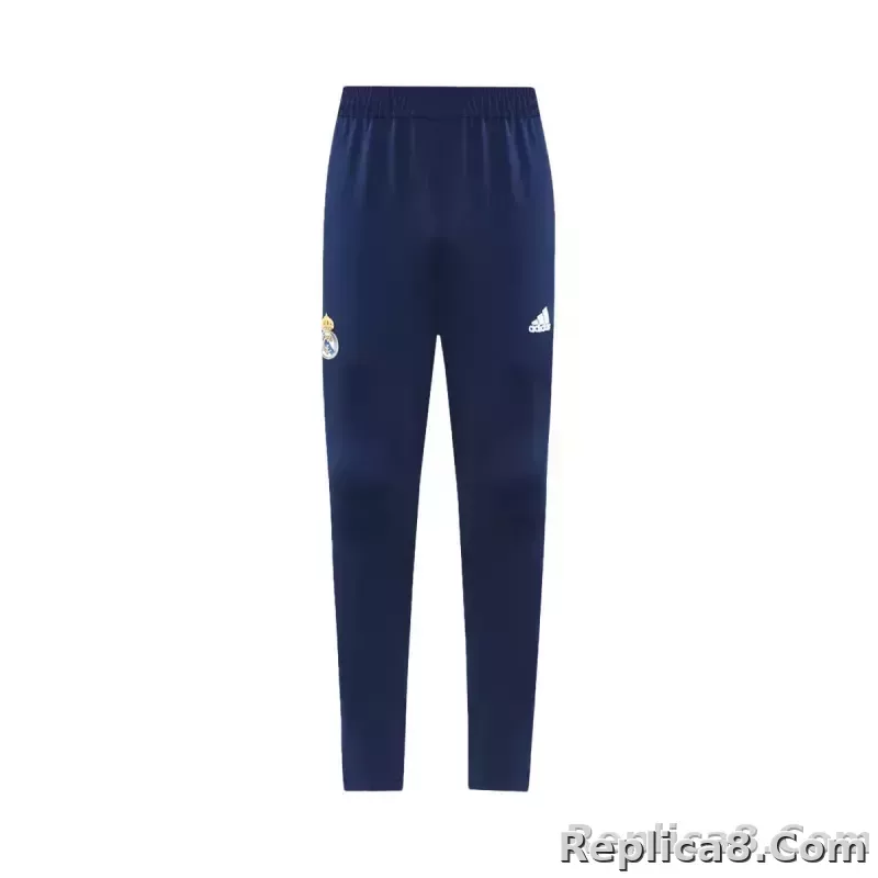 2025-26 Real Madrid Training Tracksuit Kit(Jacket+Pants) 03 Navy - detail
