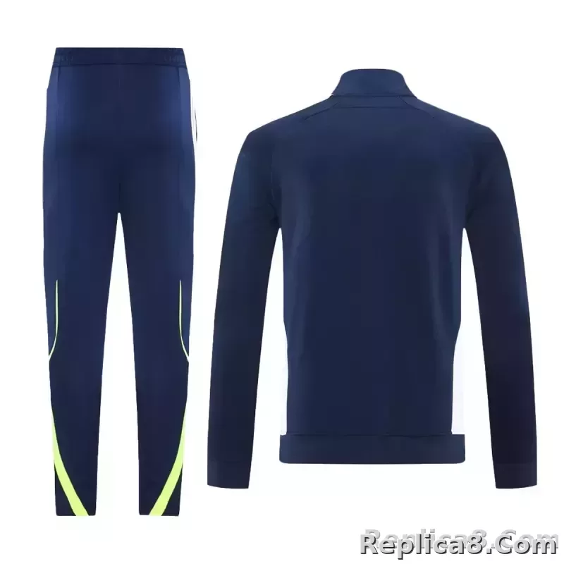 2025-26 Real Madrid Training Tracksuit Kit(Jacket+Pants) 03 Navy - detail