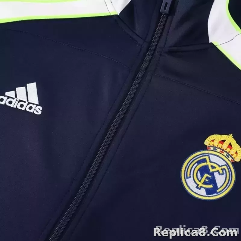 2025-26 Real Madrid Training Tracksuit Kit(Jacket+Pants) 03 Navy - detail