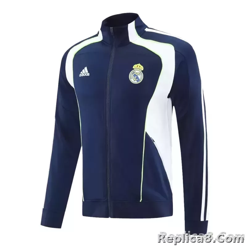 2025-26 Real Madrid Training Tracksuit Kit(Jacket+Pants) 03 Navy - detail
