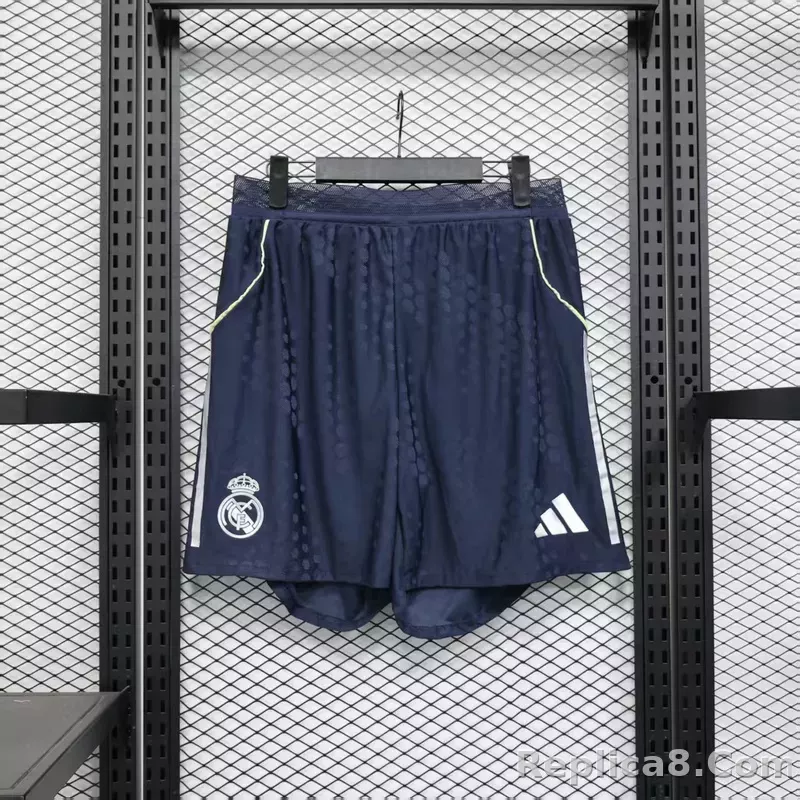 25-26 Real Madrid Away Soccer Shorts Player Version