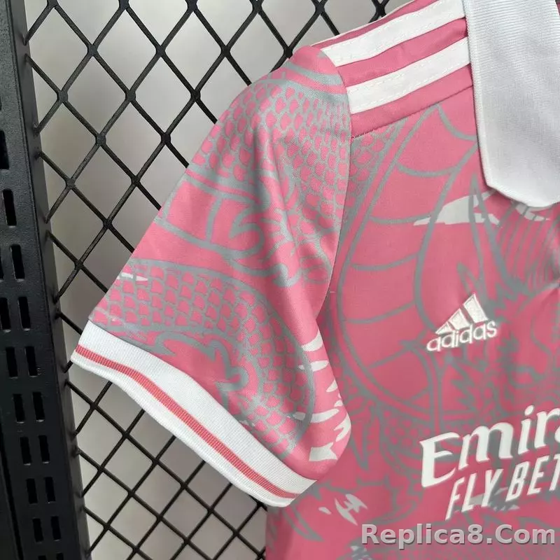 23-24 Real Madrid Pink Dragon Special Edition (Jersey+Shorts) - detail