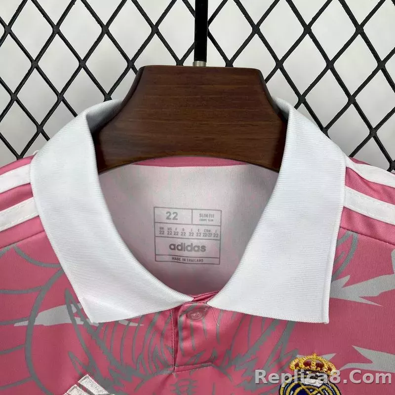 23-24 Real Madrid Pink Dragon Special Edition (Jersey+Shorts) - detail