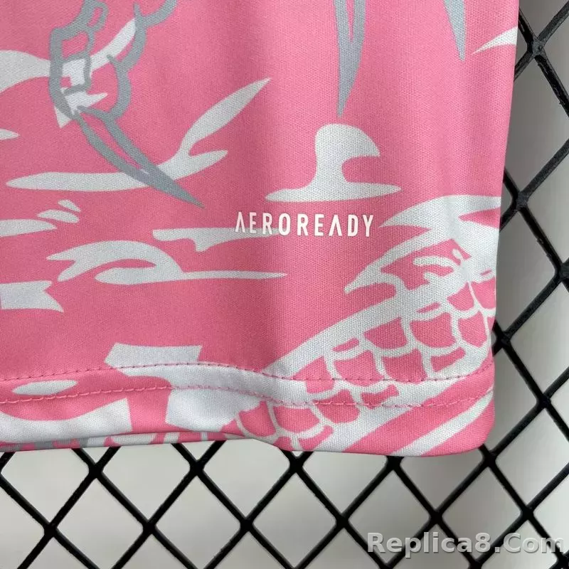 23-24 Real Madrid Pink Dragon Special Edition (Jersey+Shorts) - detail