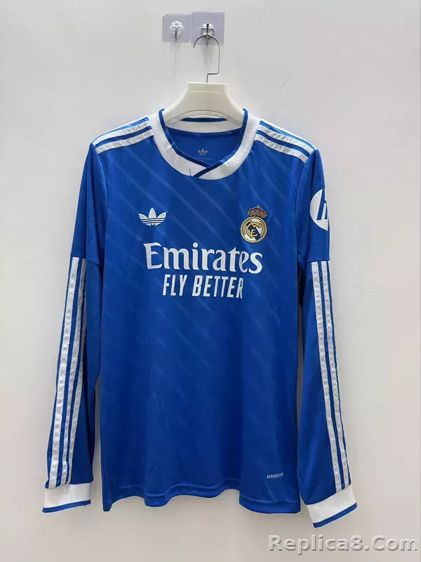 25-26 Real Madrid Third Away Soccer Jersey Long Sleeve