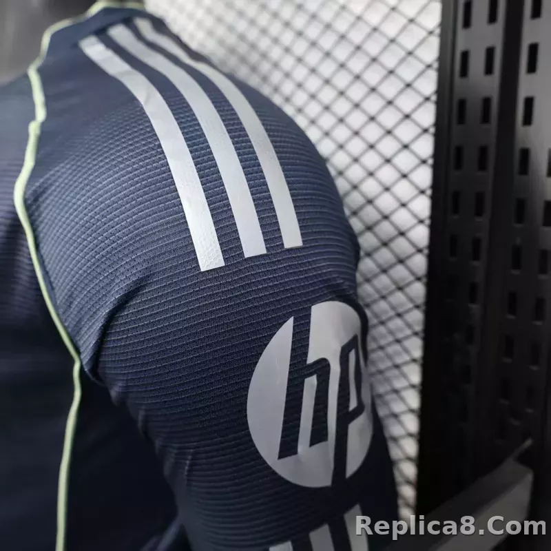 25-26 Real Madrid Away Soccer Jersey Player Version Long Sleeve - detail