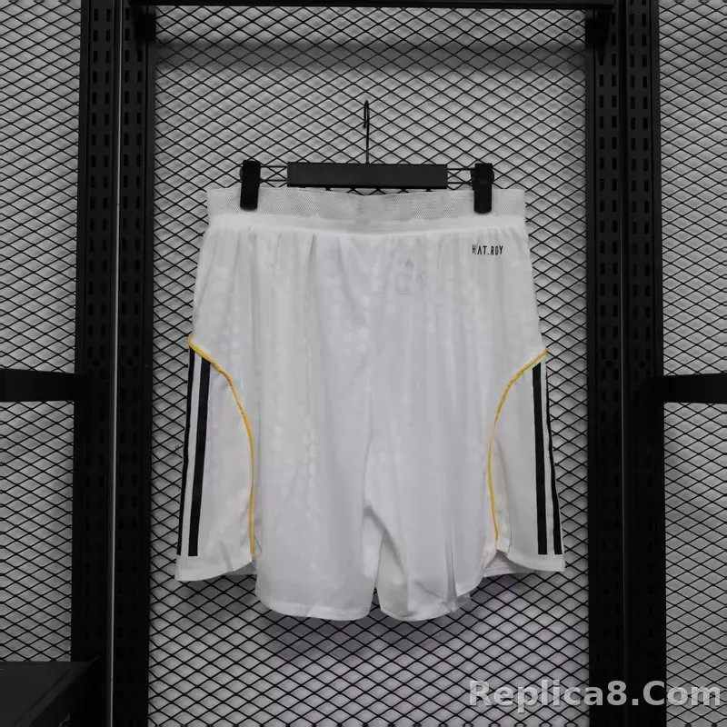 25-26 Real Madrid Home Soccer Shorts - detail