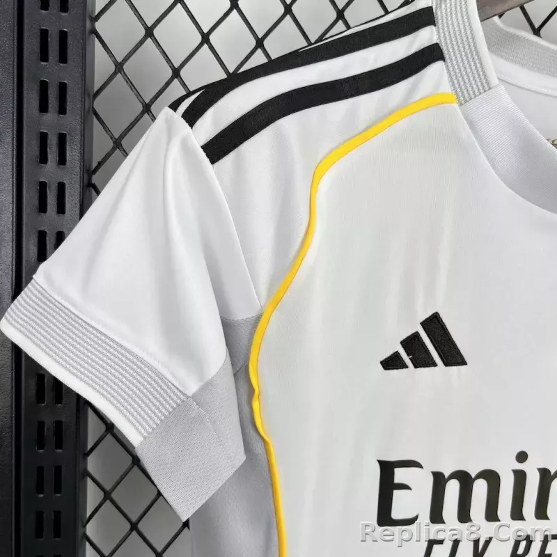 25-26 Real Madrid Home Woman Soccer Jersey - detail