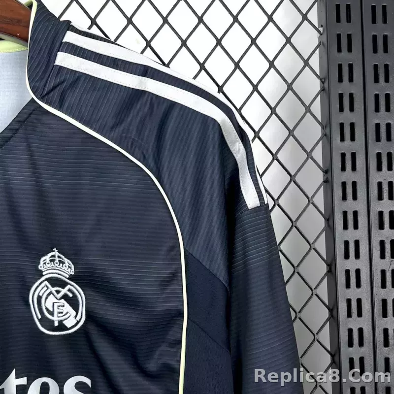 25-26 Real Madrid Away Soccer Jersey Long Sleeve - detail