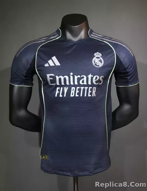 25-26 Real Madrid Away Soccer Jersey Player Version