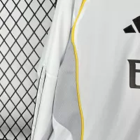 25-26 Real Madrid Home Soccer Jersey Long Sleeve - view 5