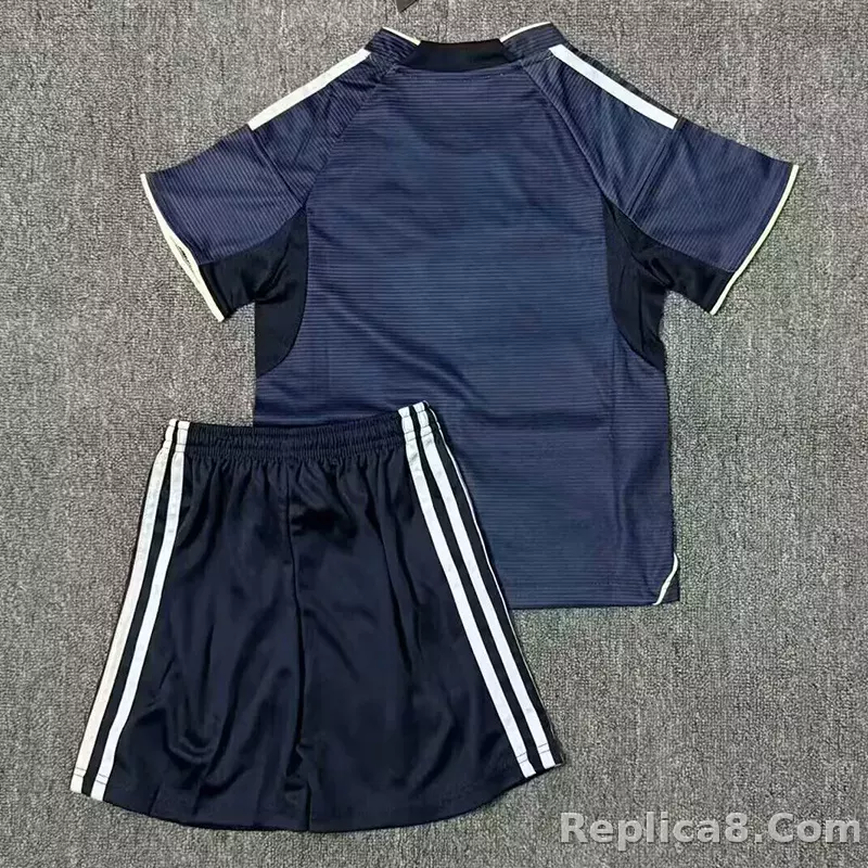 25-26 Real Madrid Away Soccer Kids Kit Jersey+Shorts - detail