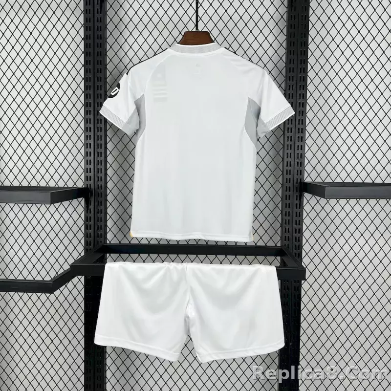 25-26 Real Madrid Home Soccer Kids Kit Jersey+Shorts - detail