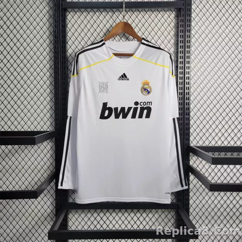 2009/10 Real Madrid Home Retro Jersey Long Sleeve