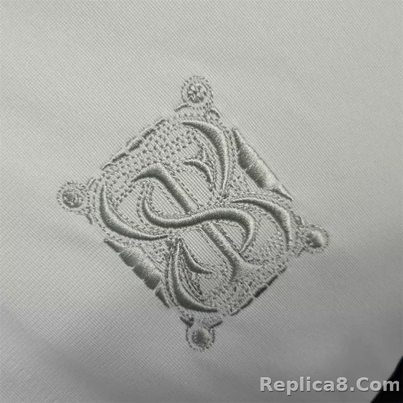 2009/10 Real Madrid Home Retro Jersey Long Sleeve - detail