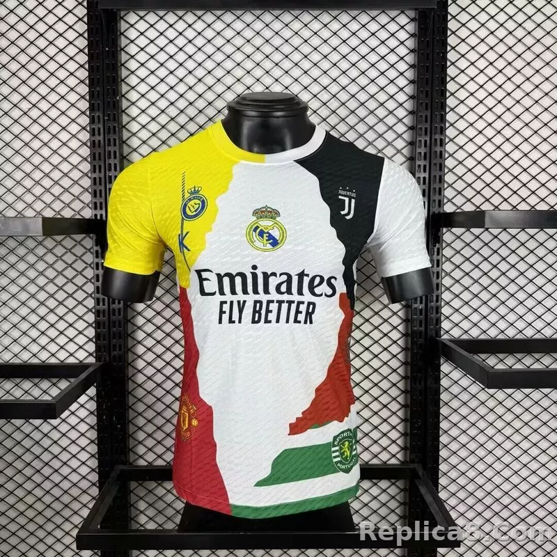 Cristiano Ronaldo Commemorative Edition Kit Soccer T-Shirt Player Version - detail