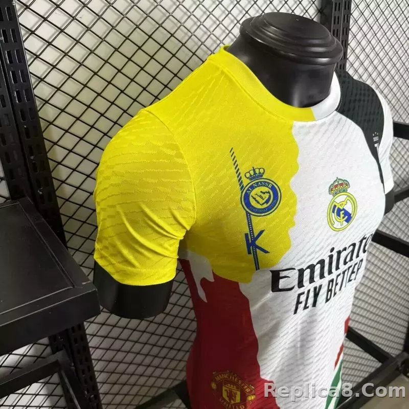 Cristiano Ronaldo Commemorative Edition Kit Soccer T-Shirt Player Version - detail