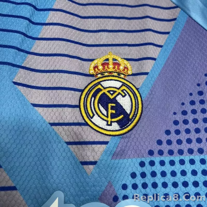 24-25 Real Madrid Goalkeeper Soccer Jersey Blue - detail