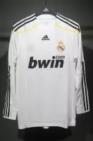 2009/10 Real Madrid Home Retro Jersey Player Edition Long Sleeve - view 1