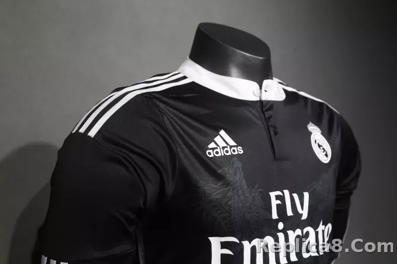 2014/15 Real Madrid Third Away Retro Jersey Player Version Long Sleeve - detail