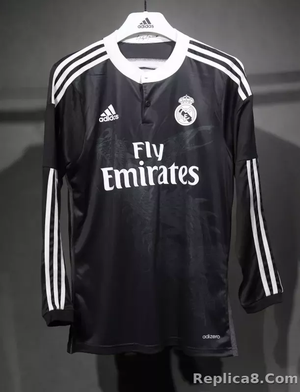 2014/15 Real Madrid Third Away Retro Jersey Player Version Long Sleeve - detail