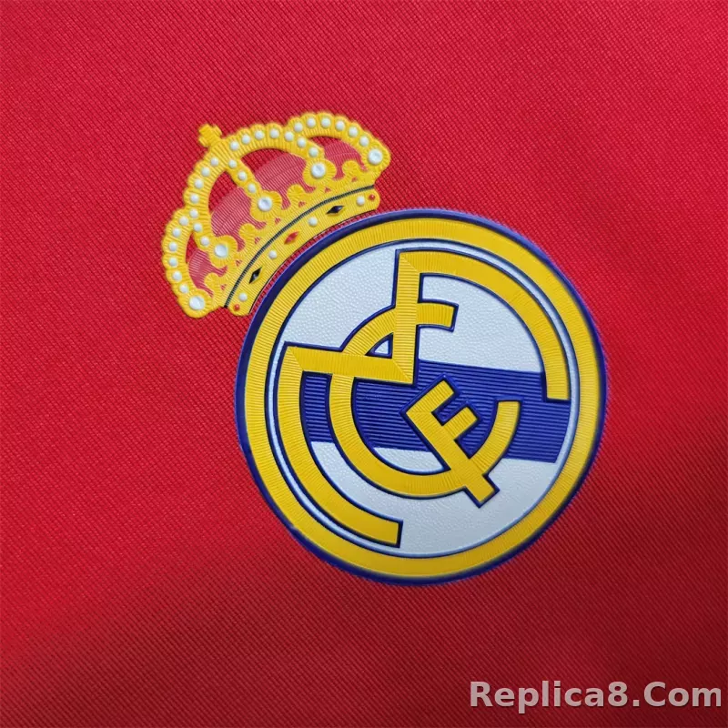 11-12 Real Madrid Away Retro Jersey Lond Sleeve - detail