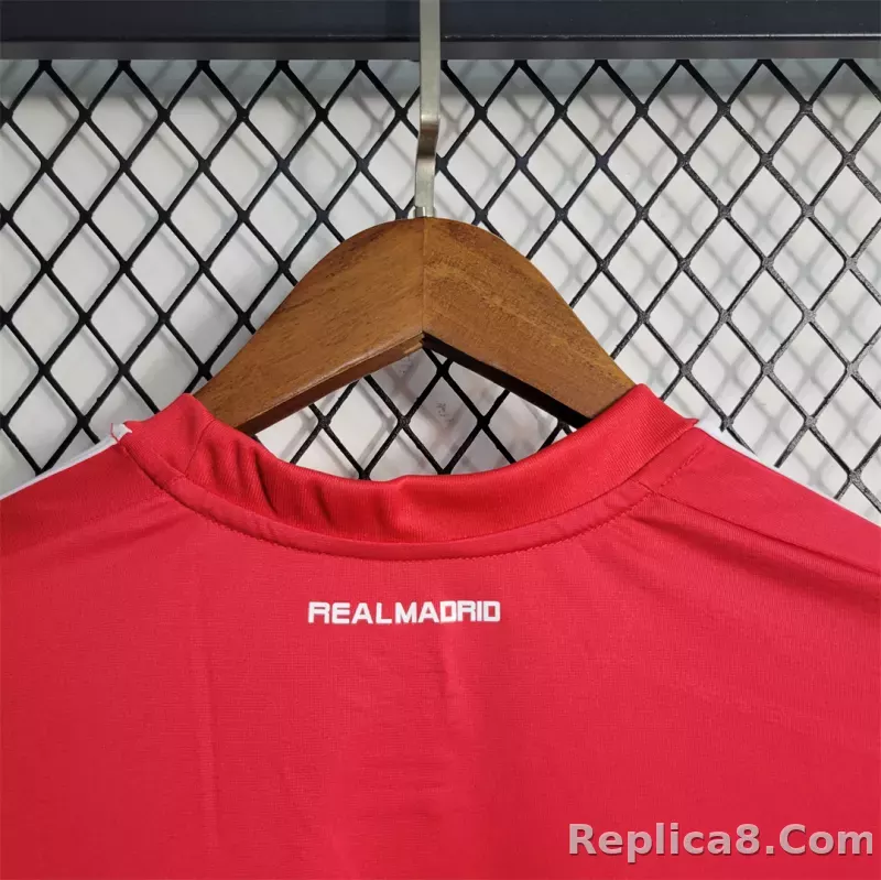 11-12 Real Madrid Away Retro Jersey Lond Sleeve - detail