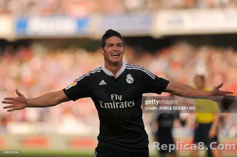 2014/15 Real Madrid Third Away Retro Jersey Player Version - detail