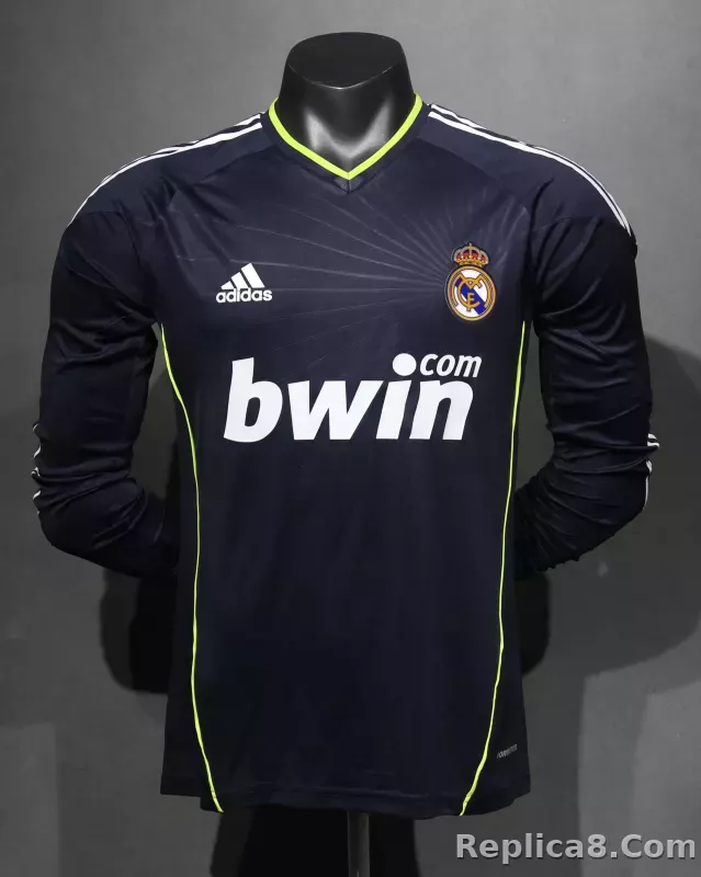 2010/11 Real Madrid Away Retro Jersey Player Version Long Sleeve