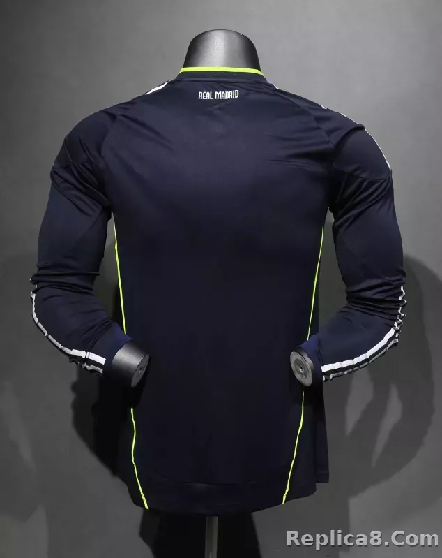 2010/11 Real Madrid Away Retro Jersey Player Version Long Sleeve - detail