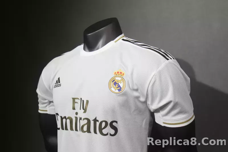 19-20 Real Madrid Home Retro Jersey Player version - detail