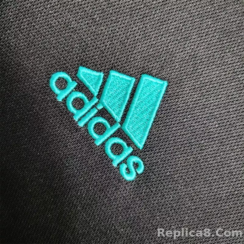 17-18 Real Madrid Away Retro Jersey Long Sleeve - detail