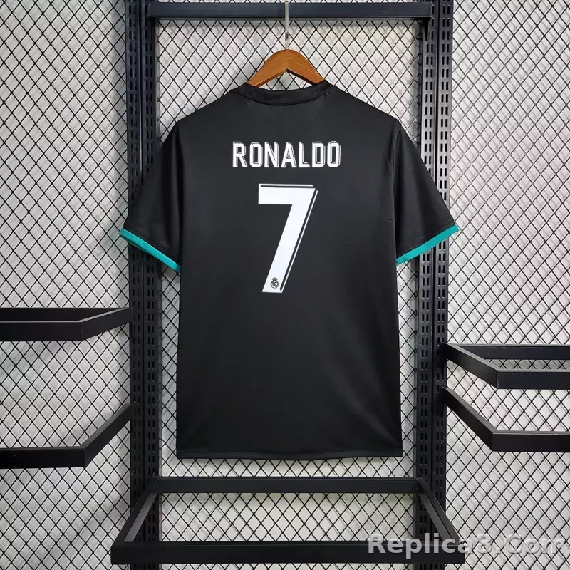 17-18 Real Madrid Away Retro Jersey - detail